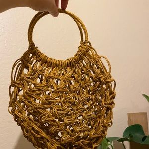 Woven Basket Purse